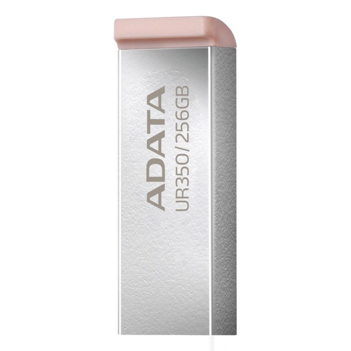 ADATA UR350 USB flash drive 256 GB USB Type-A 3.2 Gen 1 (3.1 Gen 1) Brown Stainless steel