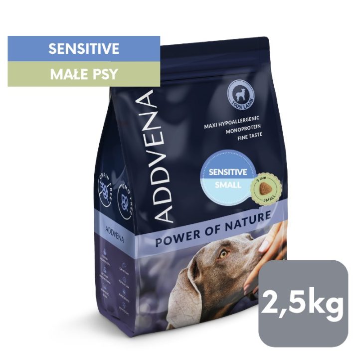 ADDVENA Power of Nature Adult Sensitive Small Lamb - dry dog food - 2 5kg