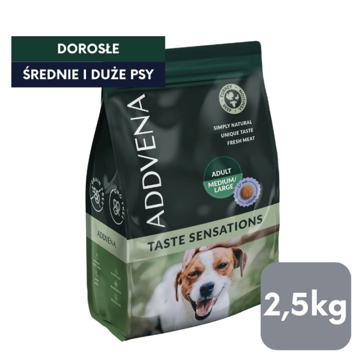 ADDVENA Taste Sensations Adult Medium/Large Turkey - dry dog food - 2 5kg