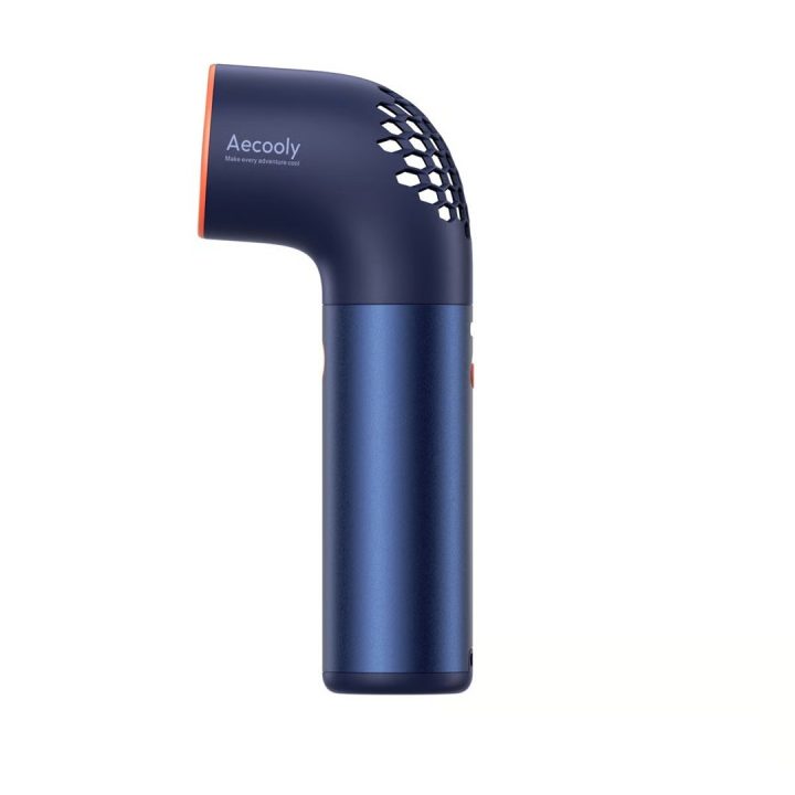 AECOOLY Aero Ultra – High-Speed Handheld Fan Blue-Orange