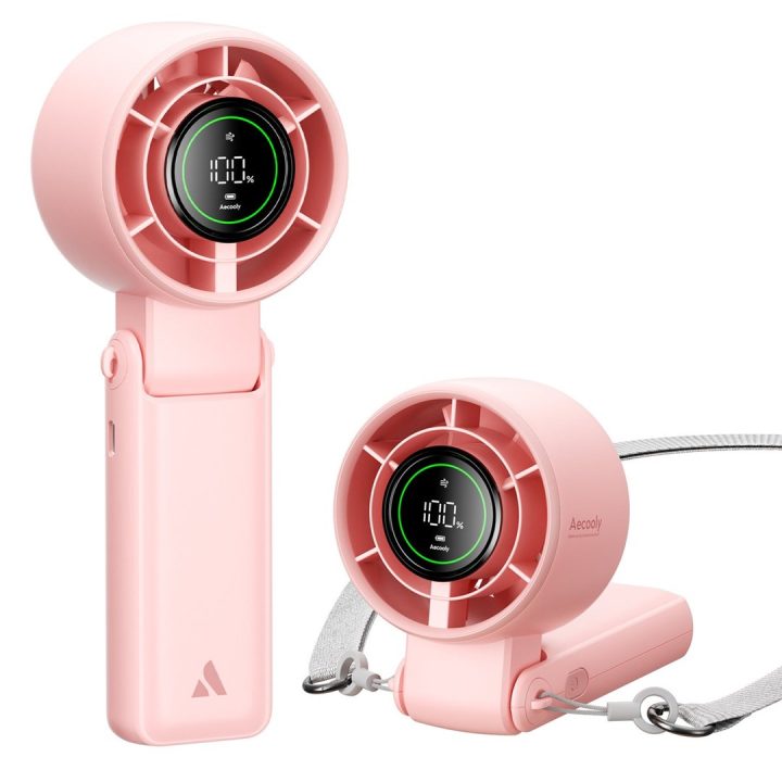 AECOOLY Halo 02 – Portable Handheld Fan rose