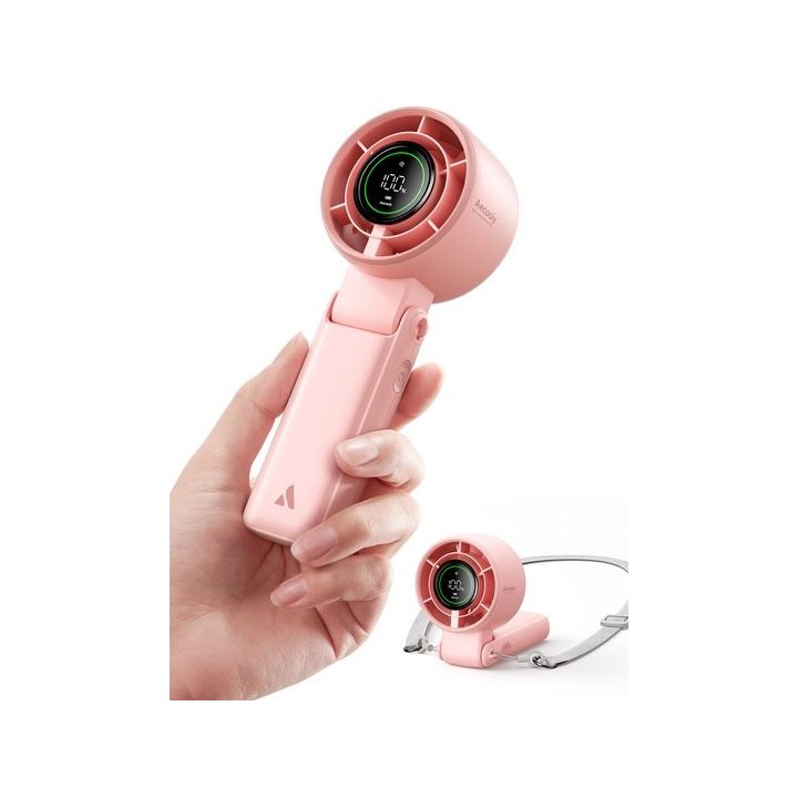 AECOOLY Halo 02 – Portable Handheld Fan rose