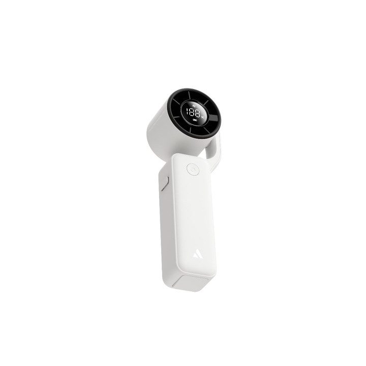 AECOOLY Halo 04 ICING Foldable Handheld Fan with Cooling Plate White
