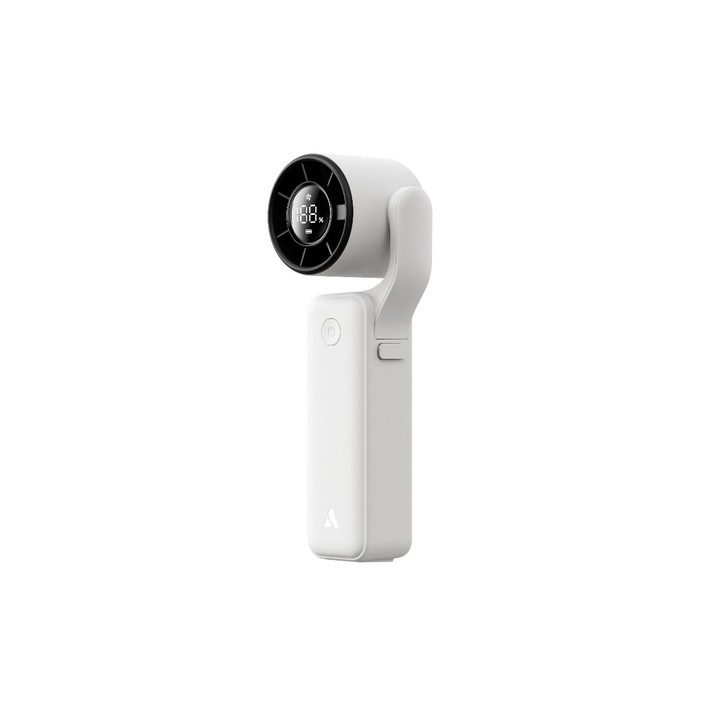 AECOOLY Halo 04 ICING Foldable Handheld Fan with Cooling Plate White