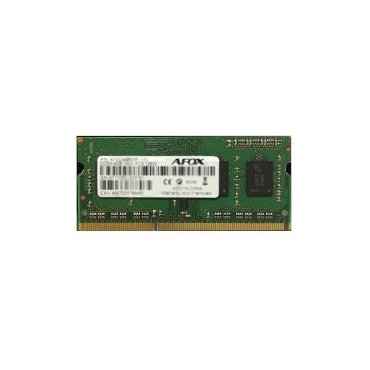 AFOX SO-DIMM DDR3 8GB memory module 1600 MHz
