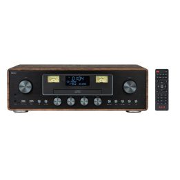 AKAI AM-100 RHAPSODY Stereo system 30W RMS Bluetooth 5.0 DAB+/FM CD/USB AUX brown black