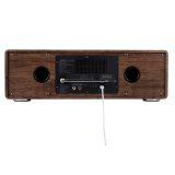 AKAI AM-100 RHAPSODY Stereo system 30W RMS Bluetooth 5.0 DAB+/FM CD/USB AUX brown black