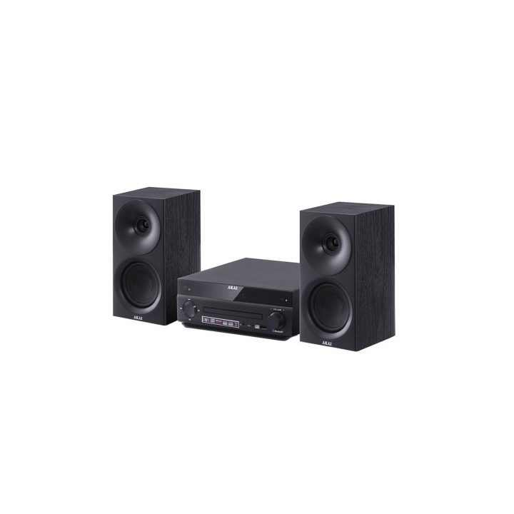 AKAI AM-301B System 40W (2x20W) CD MP3 BT USB FM 40 presets AUX RCA black