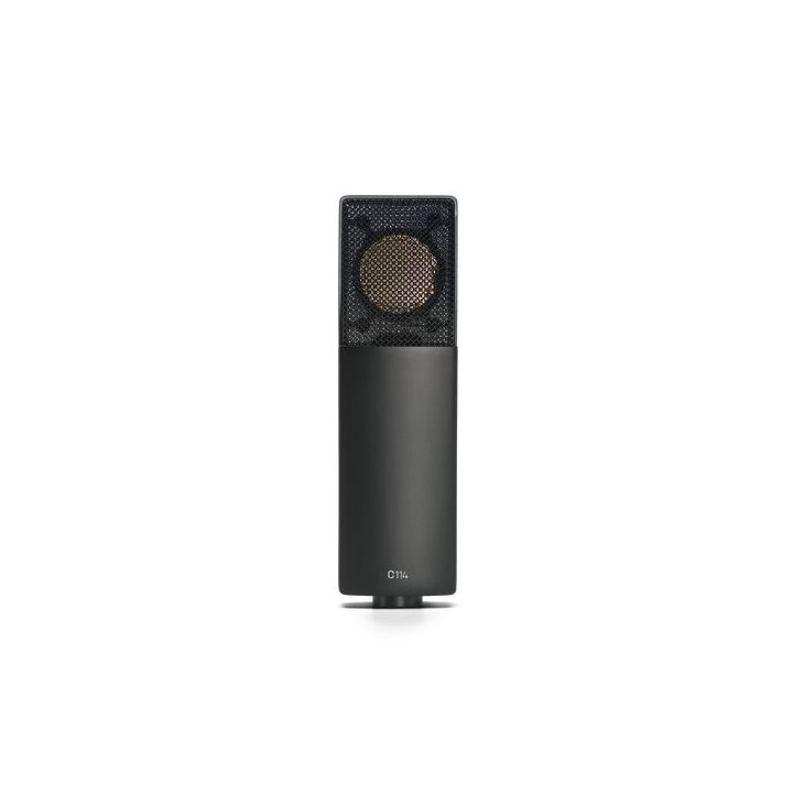 AKG C114 - large diaphragm multi-pattern condenser microphone (black)