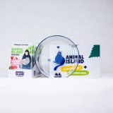 ANIMAL ISLAND Everyday Chicken with quail in broth Box - wet cat food - 12x85g + free plate