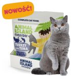 ANIMAL ISLAND Turkey with tuna Fillets in broth - wet cat food - 12x85g