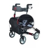 Aluminium four-wheel walker AT51006