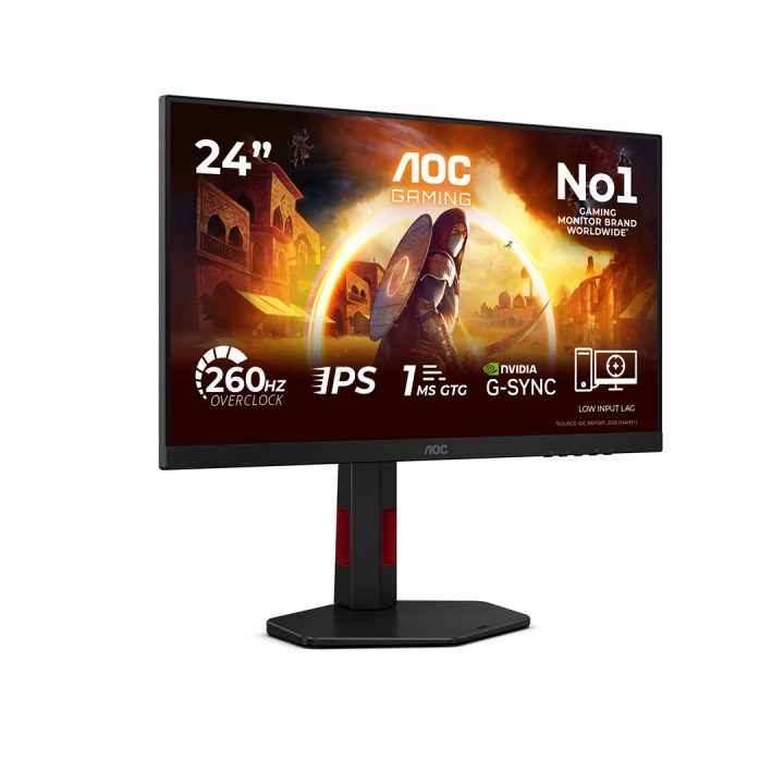 AOC G4 24G4ZR computer monitor 60.5 cm (23.8 ) 1920 x 1080 pixels Full HD LED Black Red