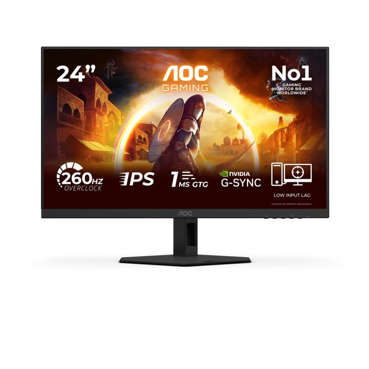 AOC G4 24G4ZRE computer monitor 60.5 cm (23.8 ) 1920 x 1080 pixels Full HD LED Black Red