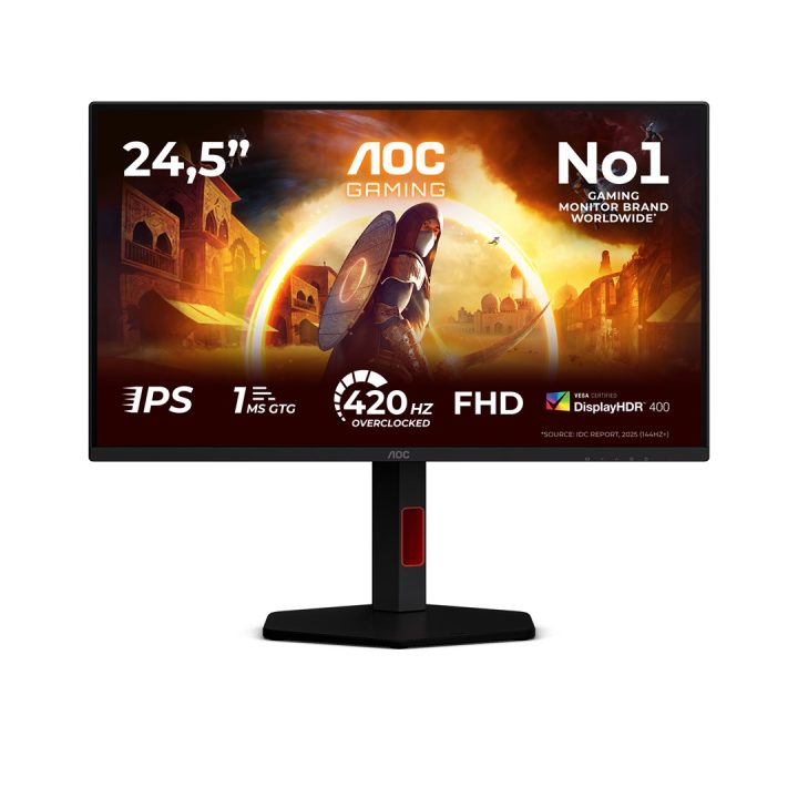 AOC G4 25G4KUR computer monitor 62.2 cm (24.5 ) 1920 x 1080 pixels Full HD LED Black Red