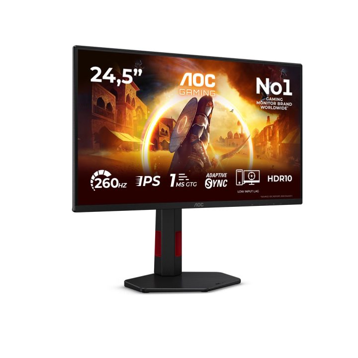 AOC G4 25G4ZR computer monitor 62.2 cm (24.5 ) 1920 x 1080 pixels LCD Black Red