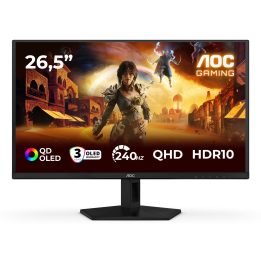 AOC G4 Q27G41ZDF computer monitor 67.3 cm (26.5 ) 2560 x 1440 pixels Quad HD QD-OLED Black Red
