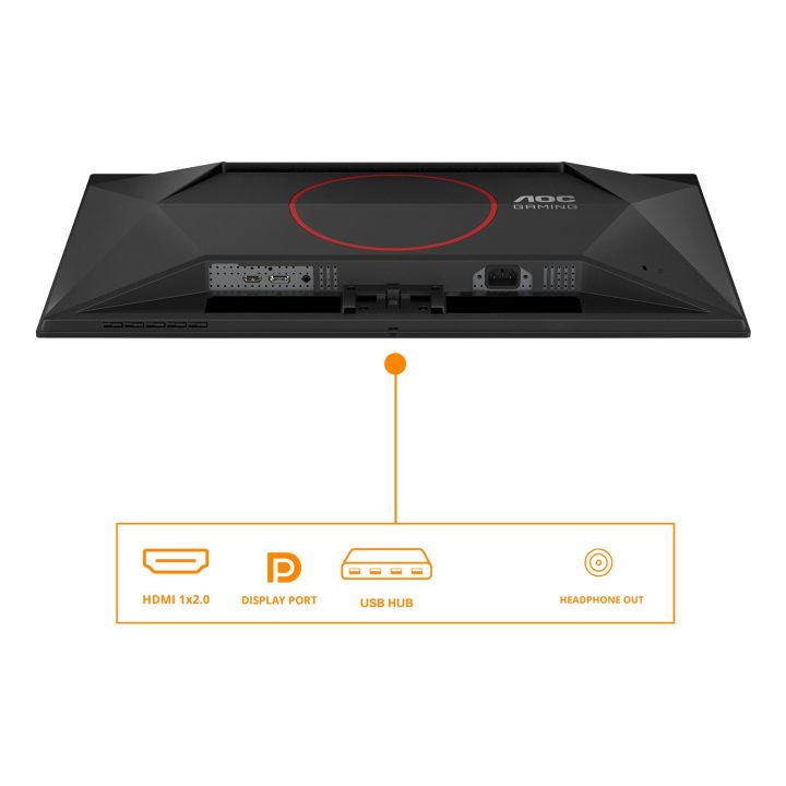 AOC G4 Q27G41ZDF computer monitor 67.3 cm (26.5 ) 2560 x 1440 pixels Quad HD QD-OLED Black Red