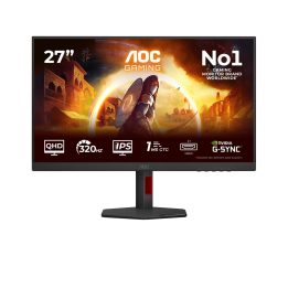AOC G4 Q27G4SRU computer monitor 68.6 cm (27 ) 2560 x 1440 pixels Quad HD LED Black Red