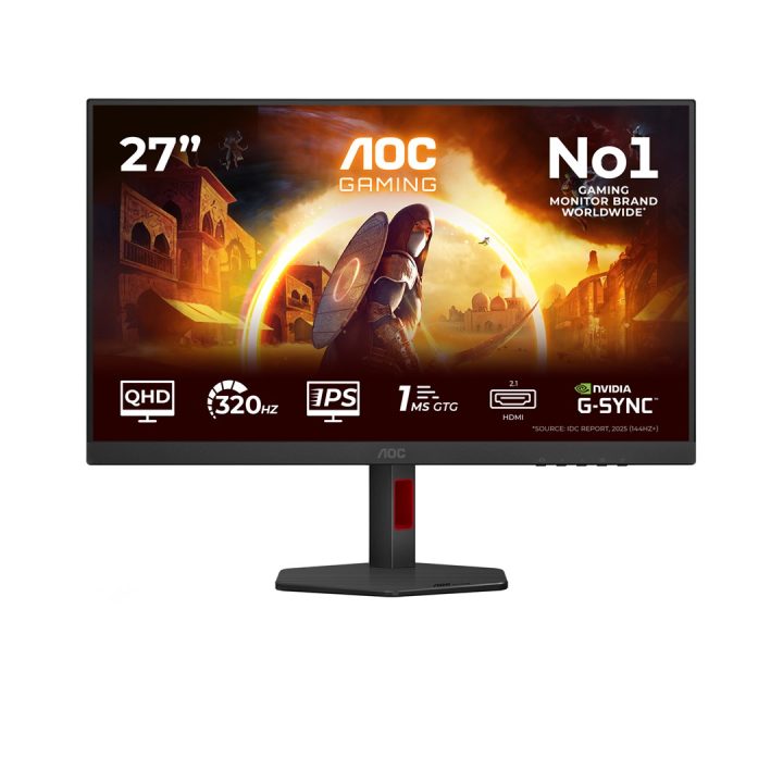 AOC G4 Q27G4SRU computer monitor 68.6 cm (27 ) 2560 x 1440 pixels Quad HD LED Black Red