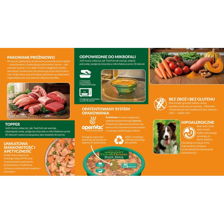 ARQUIVET Fresh Home Fish stew - wet dog food - 280g