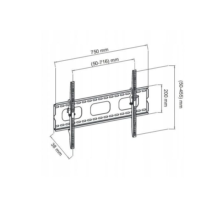 MULTIOFFICE LCD BRACKET 30-50 AR-18