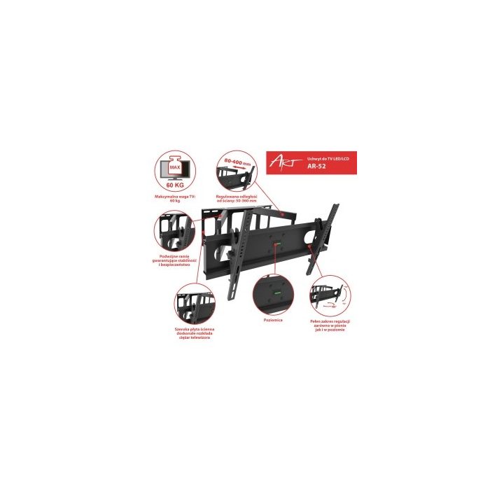 Mount to the 14-42 LCD/LED TV 35KG ART AR-44