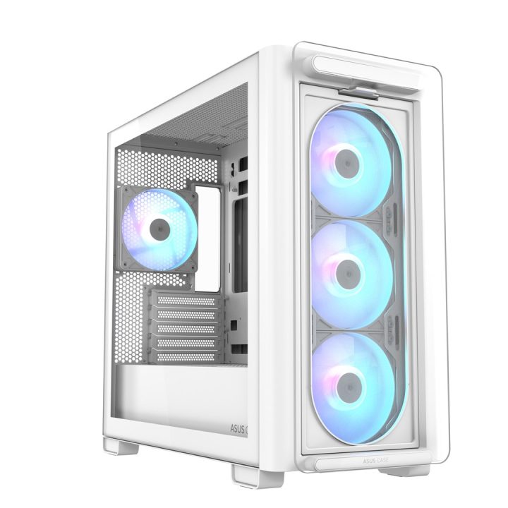 ASUS A23 PLUS ARGB WHITE Computer Case White