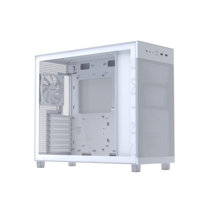 ASUS PRIME AP303 TG White Midi Tower