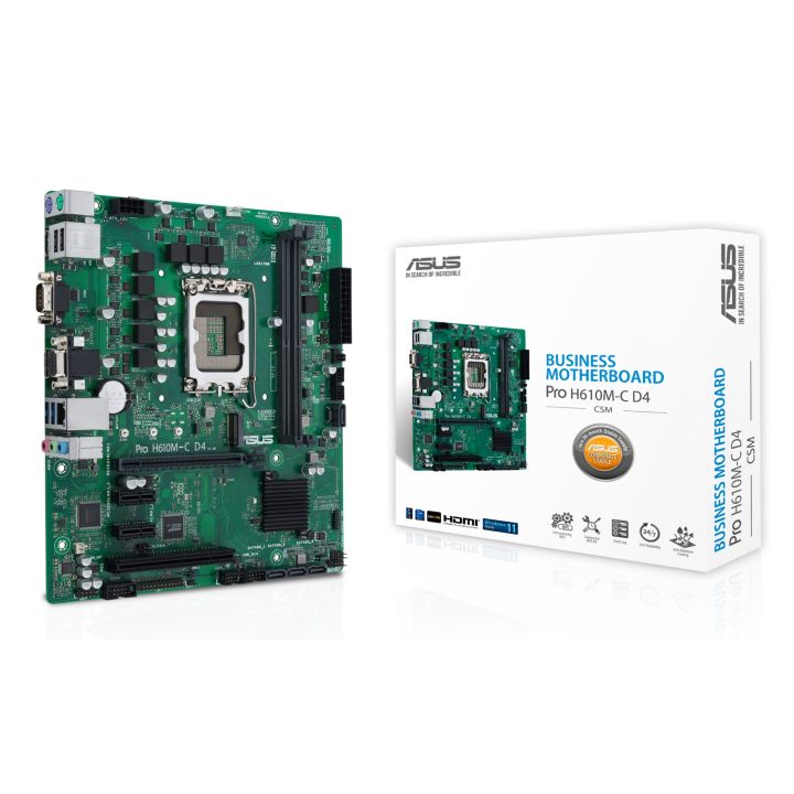 ASUS PRO H610M-C D4-CSM Intel H610 LGA 1700 micro ATX