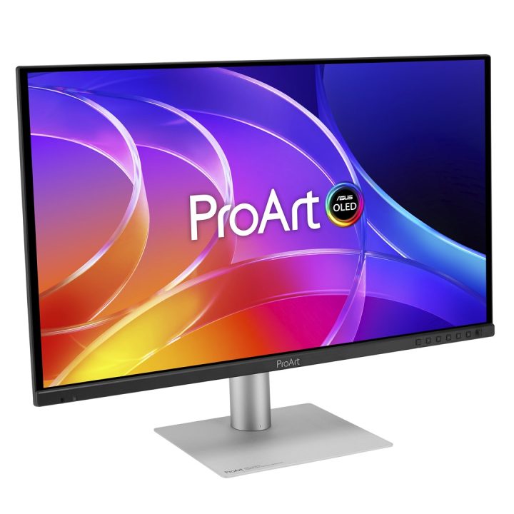 ASUS ProArt OLED PA279CDV computer monitor 67.3 cm (26.5 ) 3840 x 2160 pixels 4K Ultra HD QD-OLED Black Silver