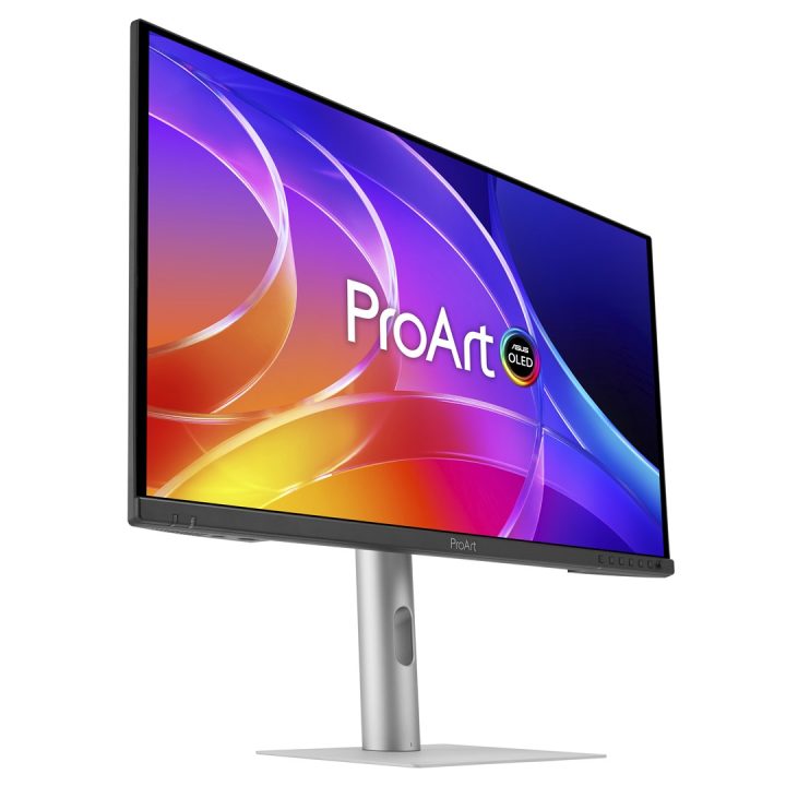 ASUS ProArt OLED PA279CDV computer monitor 67.3 cm (26.5 ) 3840 x 2160 pixels 4K Ultra HD QD-OLED Black Silver