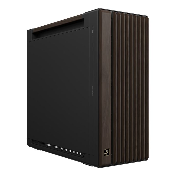 ASUS ProArt PA602 Wood Edition Modern Black - Metal Panel Midi Tower Black Wood