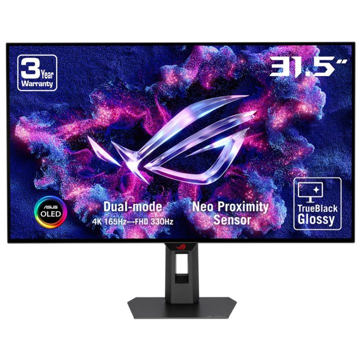 ASUS ROG Strix OLED XG32UCWG computer monitor 80 cm (31.5 ) 3840 x 2160 pixels 4K Ultra HD Black
