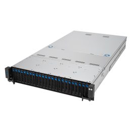 ASUS RS521A-E12-RS24U Socket SP5 Rack (2U) Black Silver
