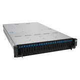 ASUS RS521A-E12-RS24U Socket SP5 Rack (2U) Black Silver