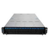 ASUS RS521A-E12-RS24U Socket SP5 Rack (2U) Black Silver