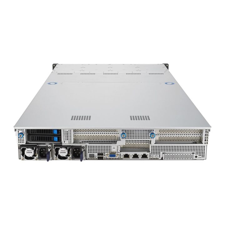ASUS RS521A-E12-RS24U Socket SP5 Rack (2U) Black Silver
