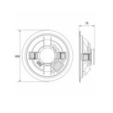 Ceiling speaker Avtek CS 606
