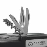 Pocket knife AZYMUT Tatron - 25 tools + belt pouch (HK20017BL)