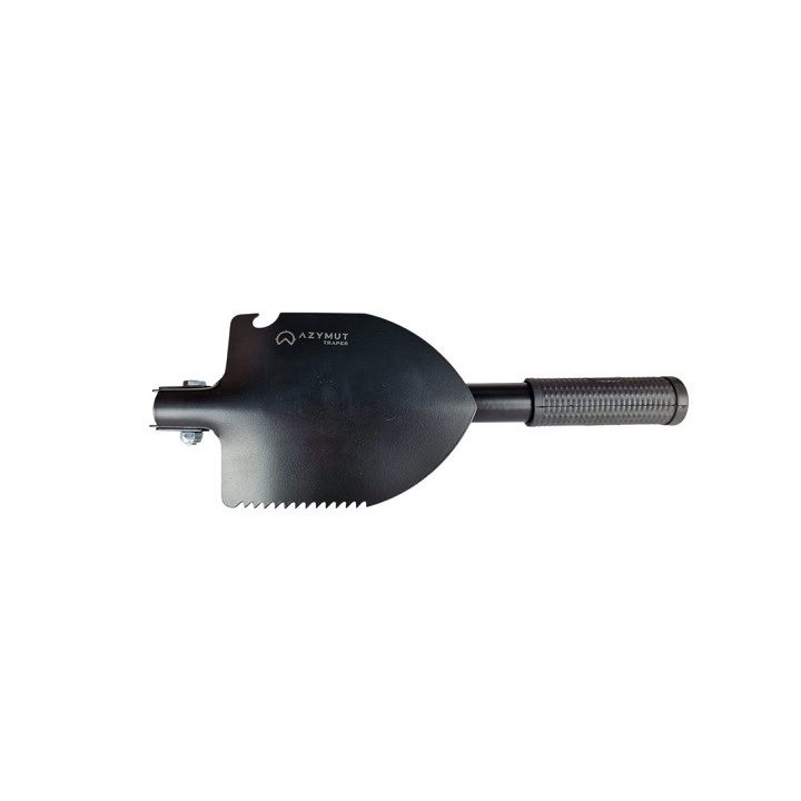 Tactical multifunctional shovel AZYMUT Trapper black +pack