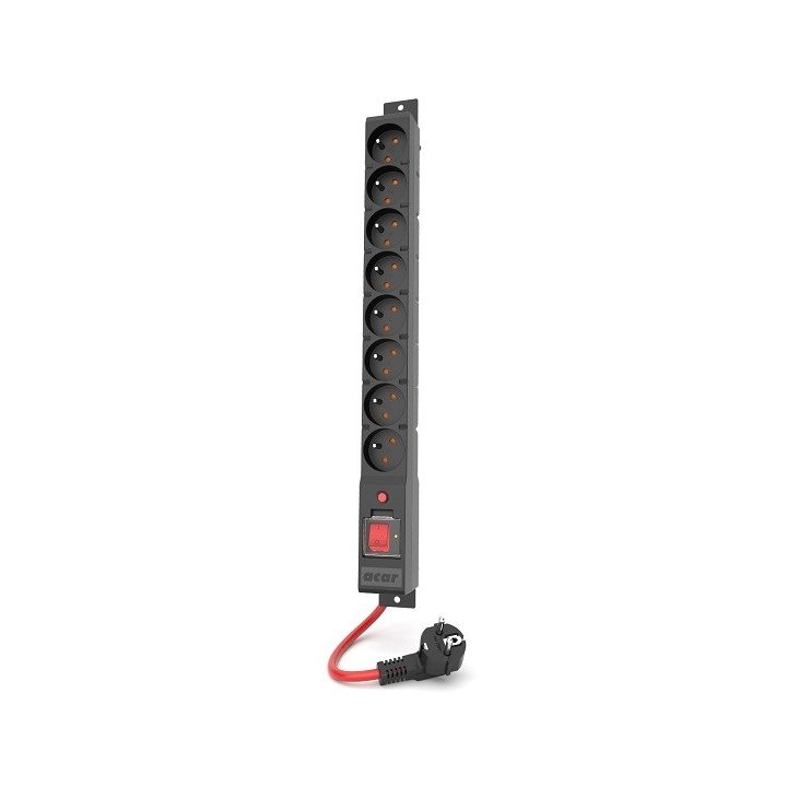 ACAR S8 Black 8 AC outlet(s) 230 V 3m
