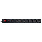 ACAR S8 power extension 1.5 m 8 AC outlet(s) Indoor Black