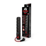 Acar F5 Power strip 16A (1 5m black)
