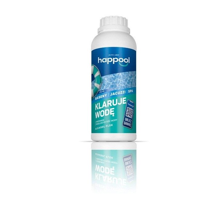 Acrylmed ALKASOL FLOK Liquid for coagulating impurities in swimming pool water 1 litre