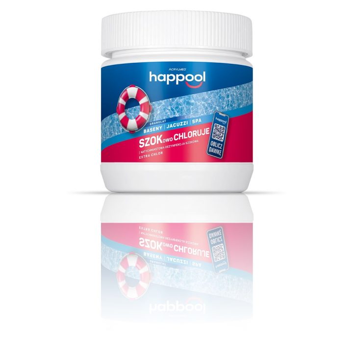 Acrylmed EXTRA CHLOR Granules for controlling algae fungi and bacteria in swimming pools 0 4 kg