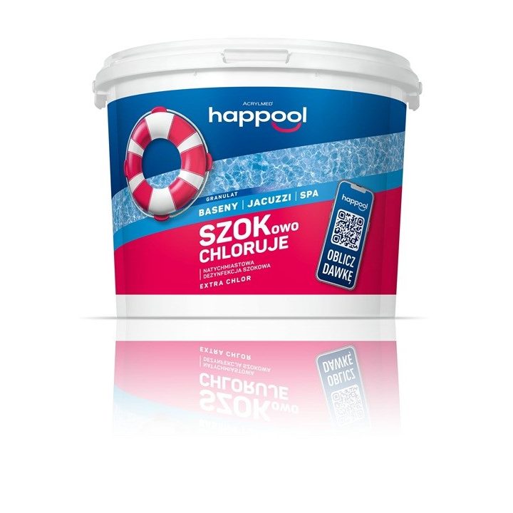 Acrylmed EXTRA CHLOR Granules for controlling bacteria fungi and algae in swimming pool water 3 kg