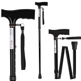 Folding walking stick ACTIONMED black