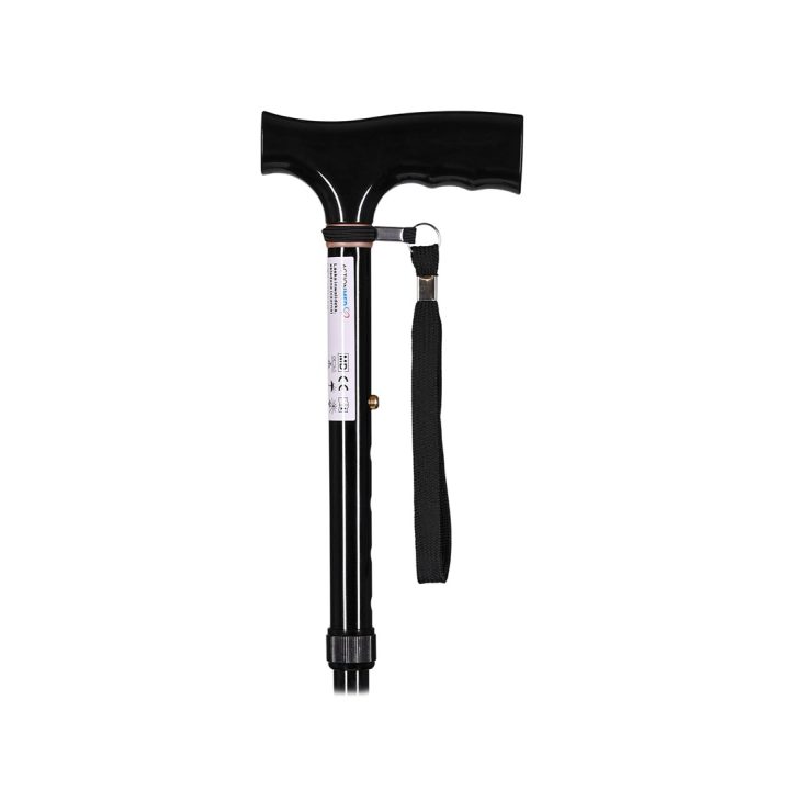 Folding walking stick ACTIONMED black