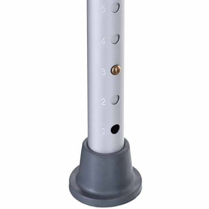 Round aluminium shower stool